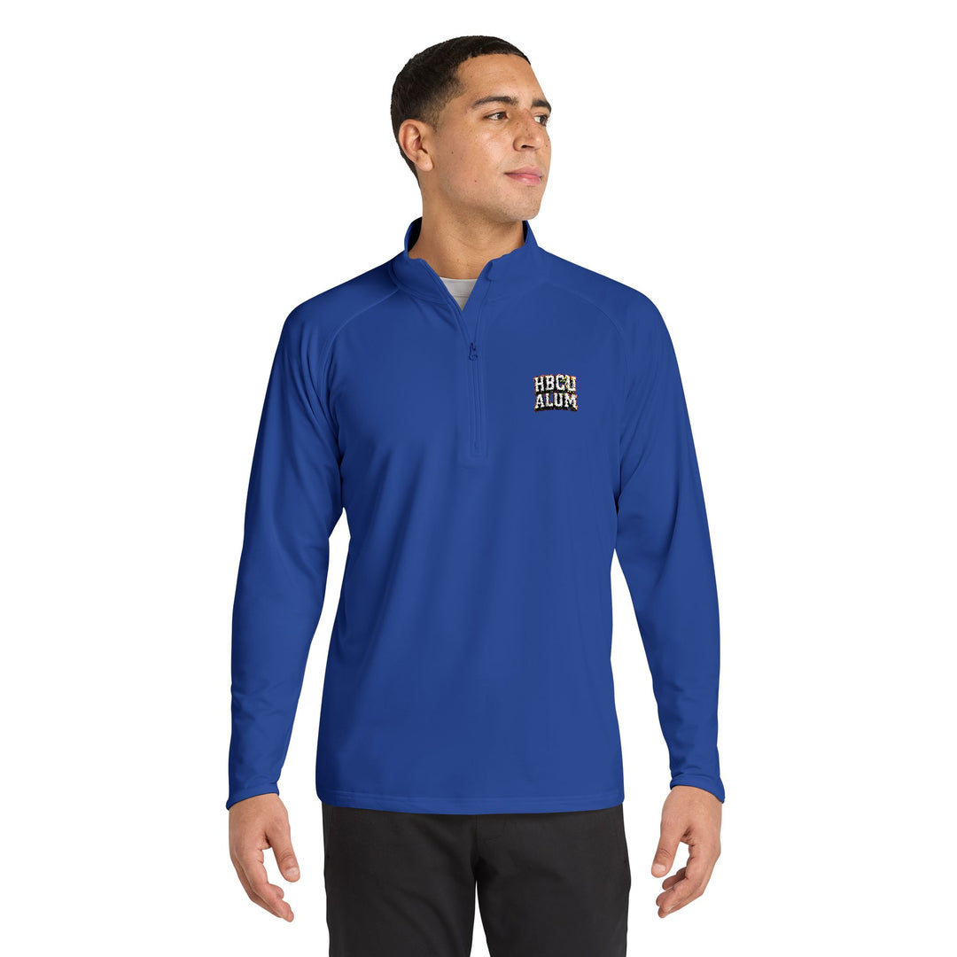 Quarter-Zip Embroidered Pullover