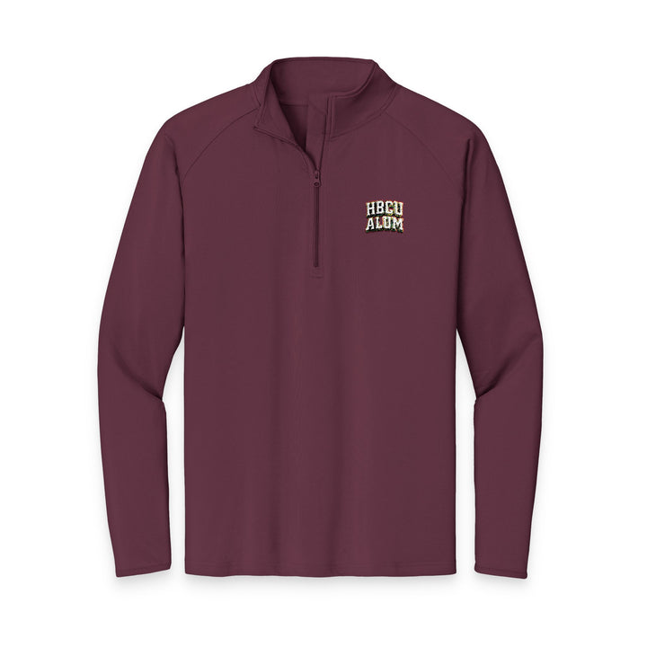 Quarter-Zip Embroidered Pullover