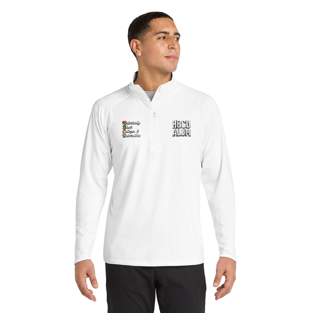Quarter-Zip Embroidered Pullover