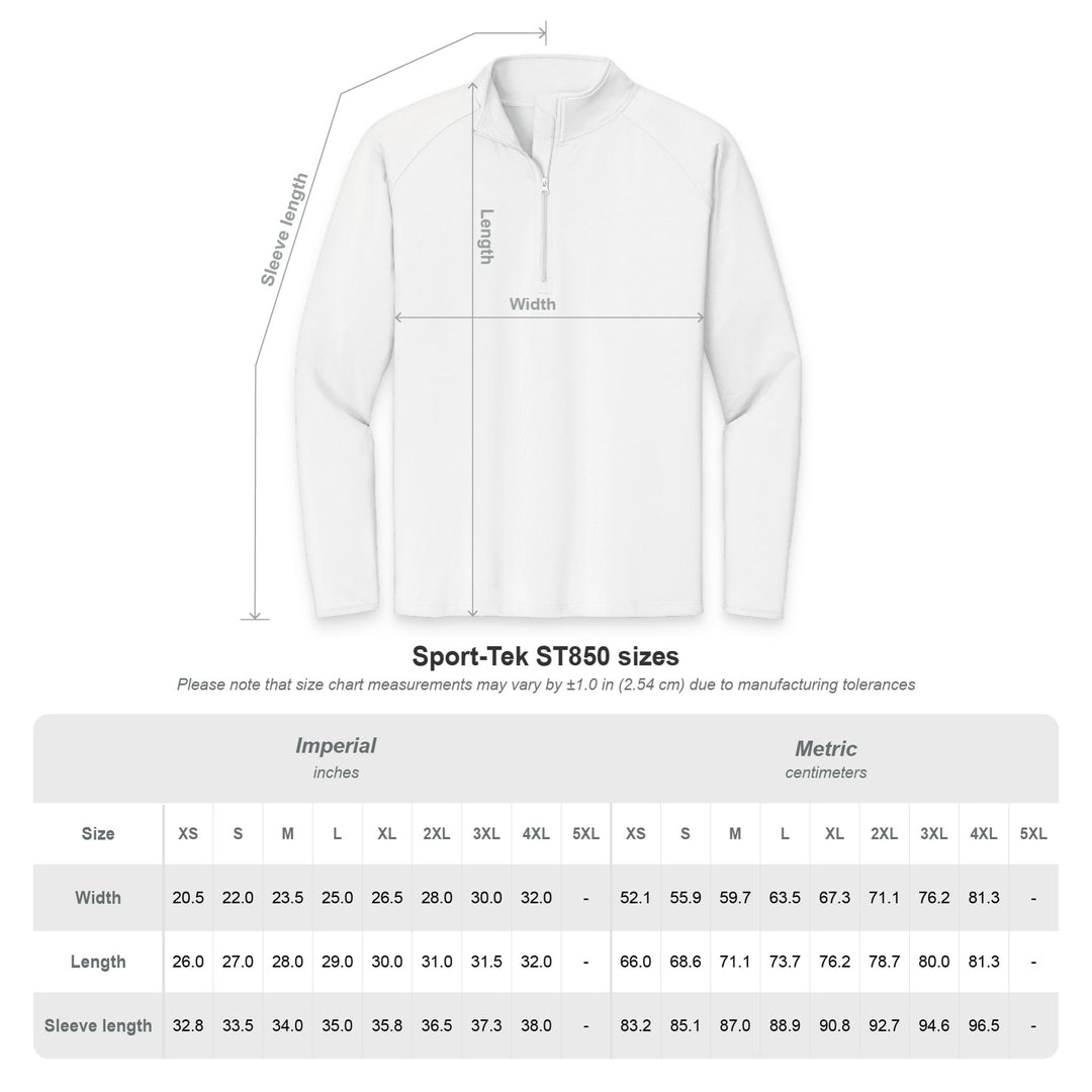 Quarter-Zip Embroidered Pullover