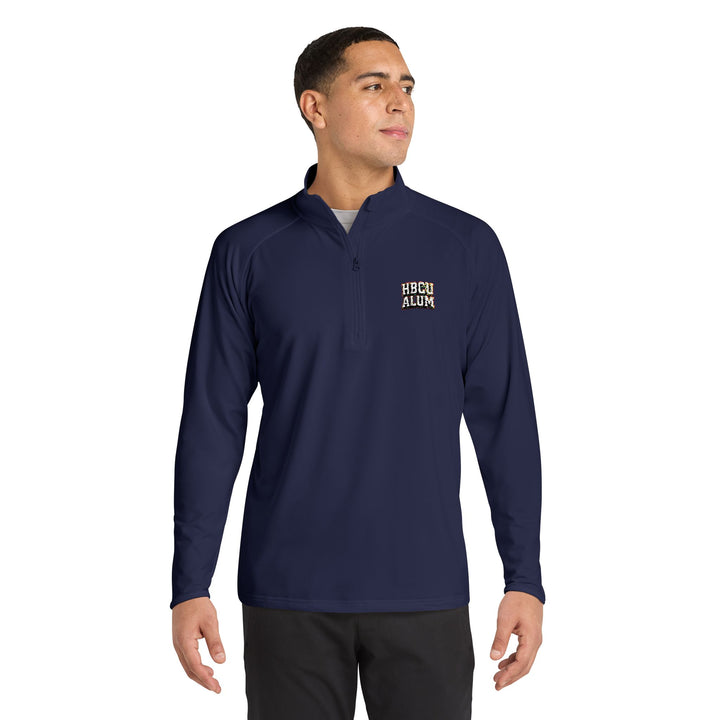 Quarter-Zip Embroidered Pullover
