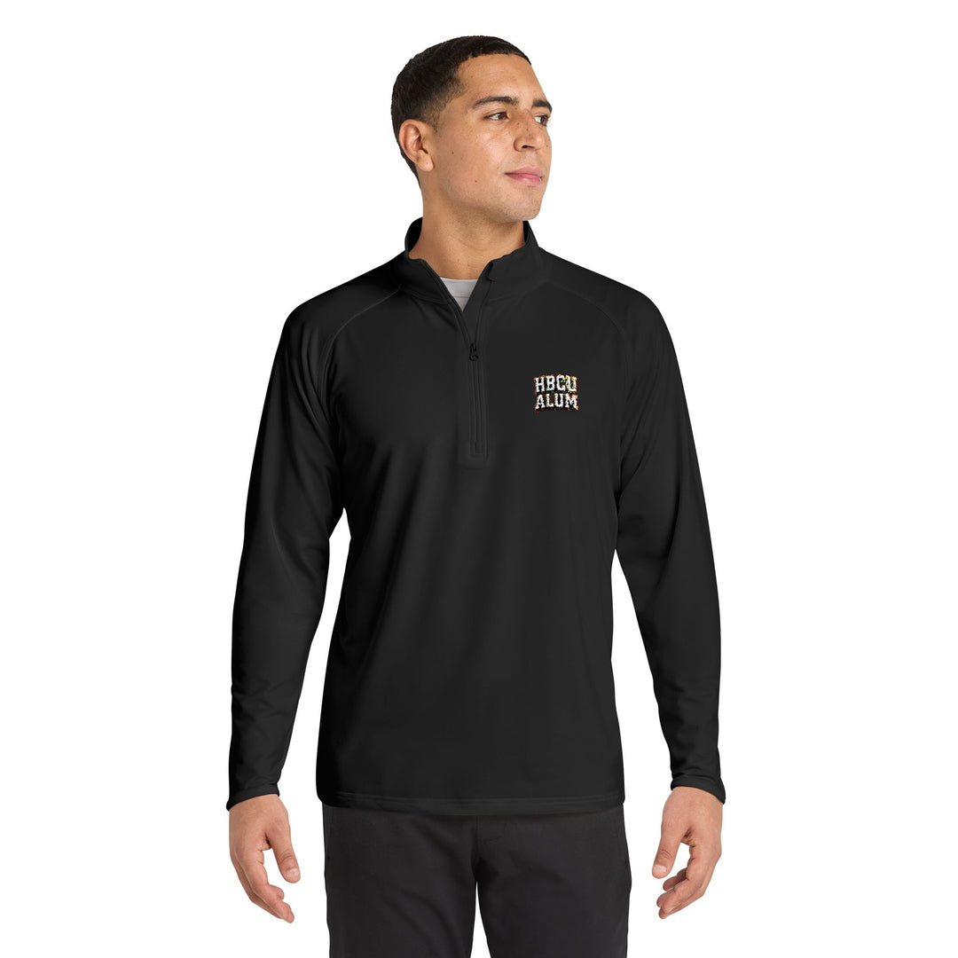 Quarter-Zip Embroidered Pullover