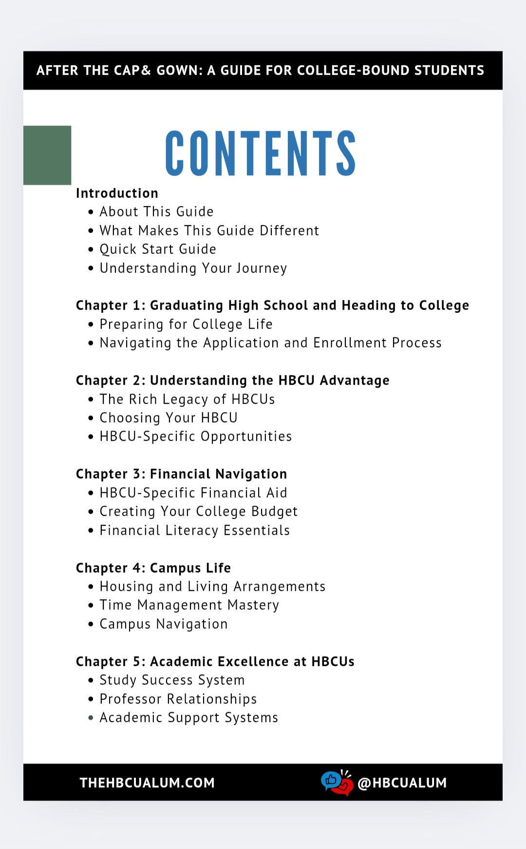 After The Cap &amp; Gown: A Guide For College-Bound Students