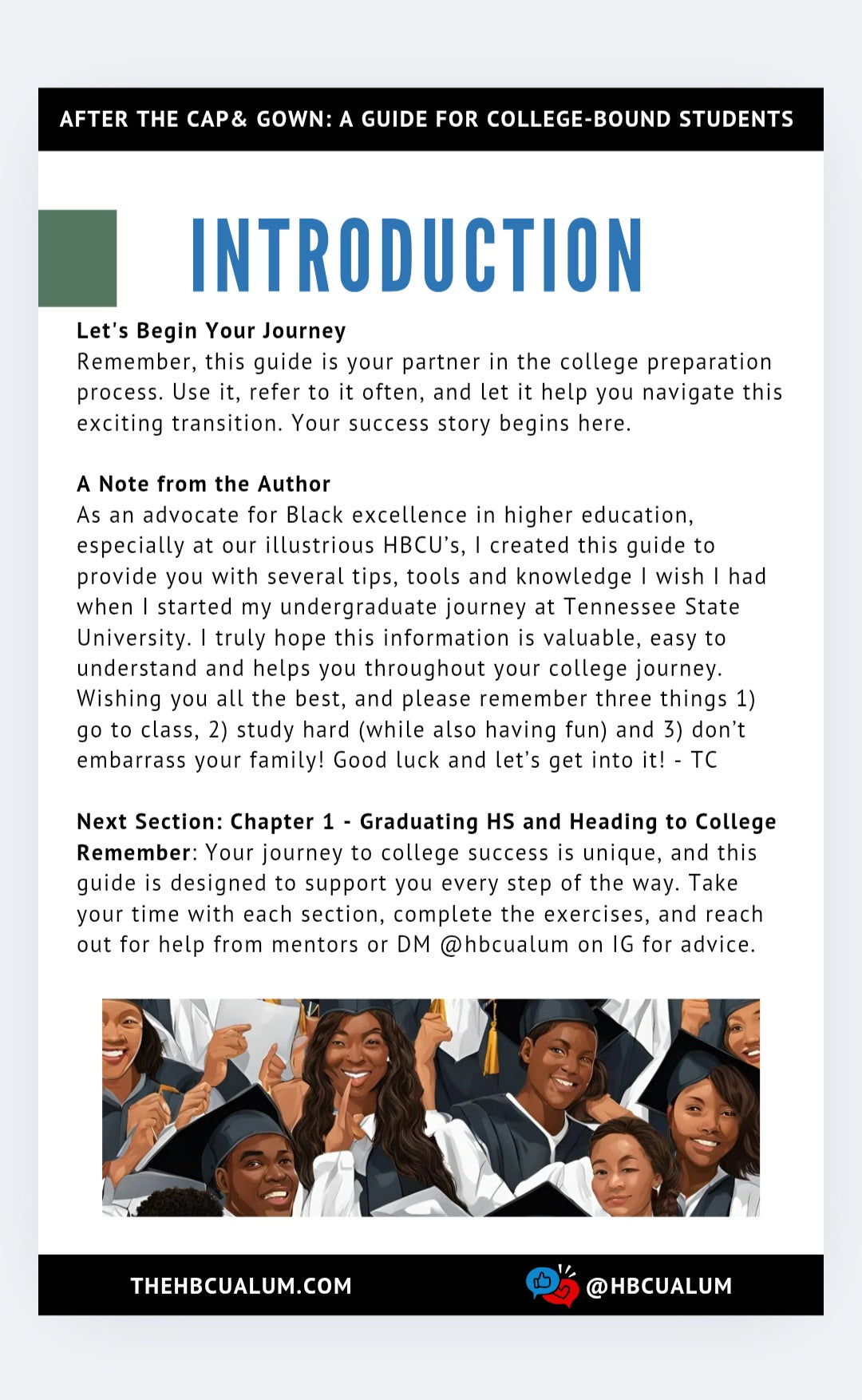 After The Cap &amp; Gown: A Guide For College-Bound Students