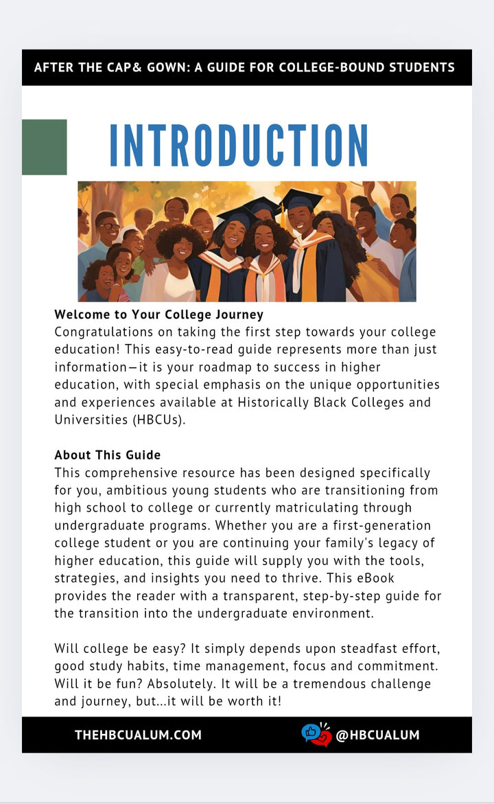 After The Cap &amp; Gown: A Guide For College-Bound Students