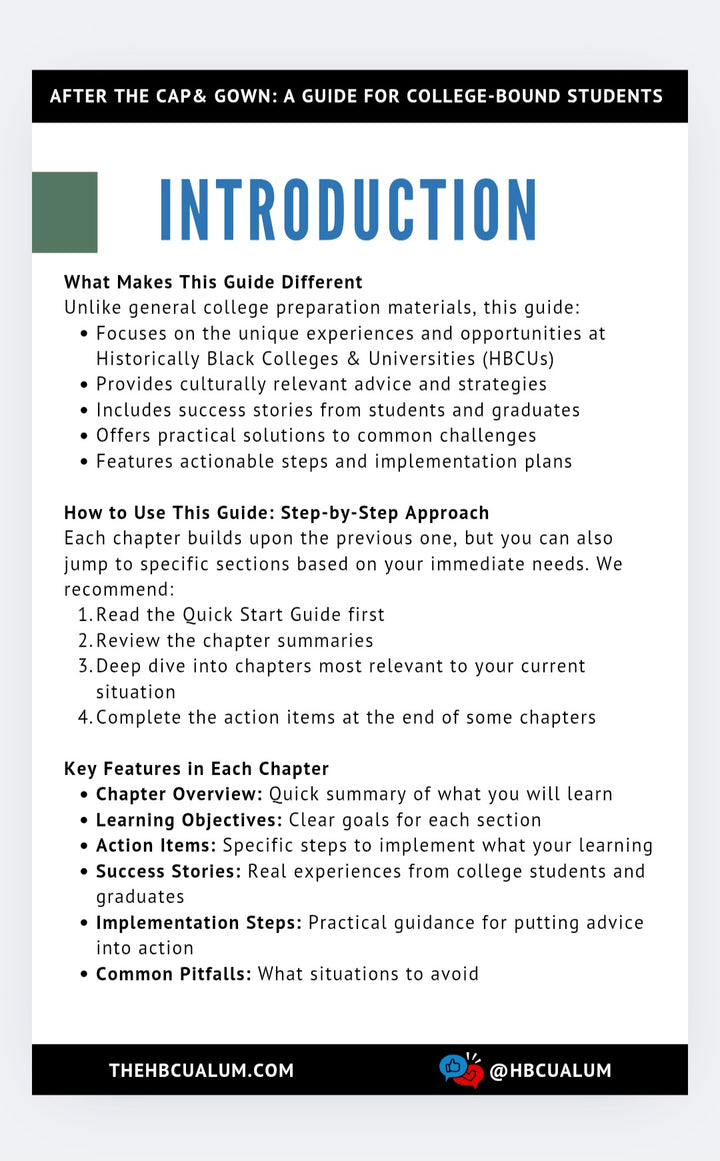 After The Cap &amp; Gown: A Guide For College-Bound Students