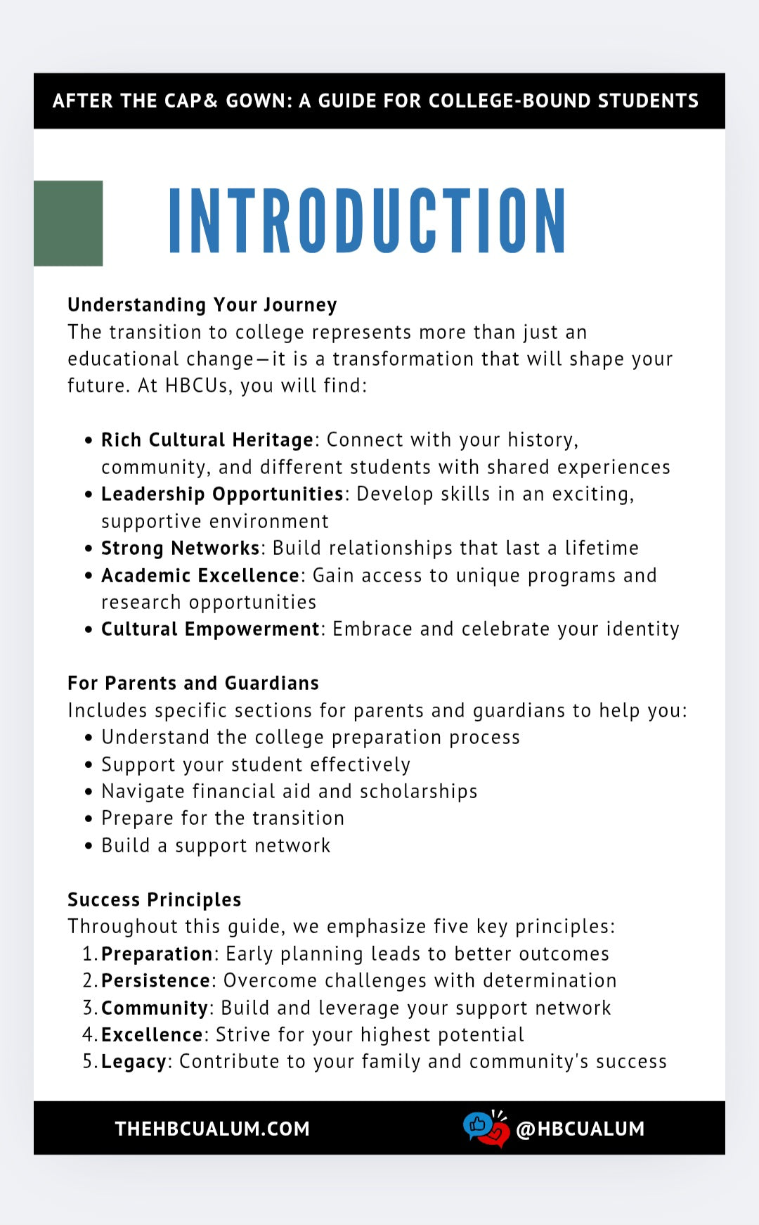 After The Cap &amp; Gown: A Guide For College-Bound Students